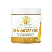 Load image into Gallery viewer, Elderberry, Turmeric & Bladderwrack Sea Moss Gel 16 oz