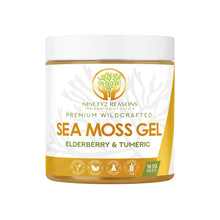 Load image into Gallery viewer, Elderberry &amp; Turmeric Sea Moss Gel 16 oz
